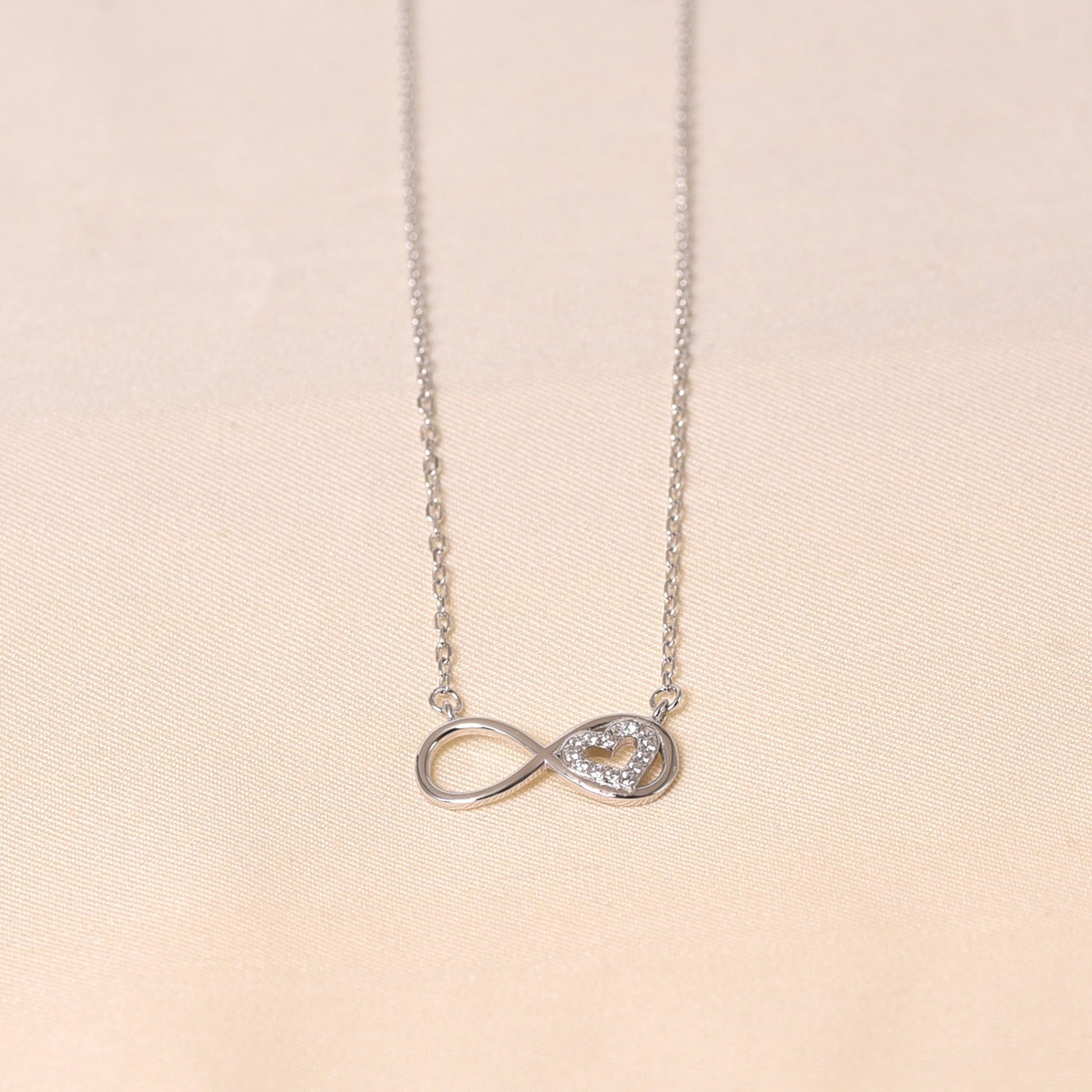 Sterling Silver Infinite Love Necklace