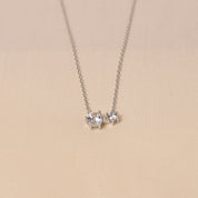 Two Dot Diamond Necklace