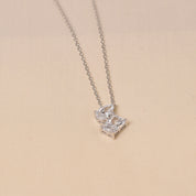 Drop & Square Diamond Necklace