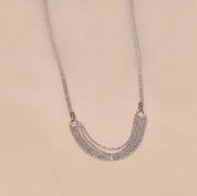 925 Sterling SIlver Layer Necklace  for Women - Elyta