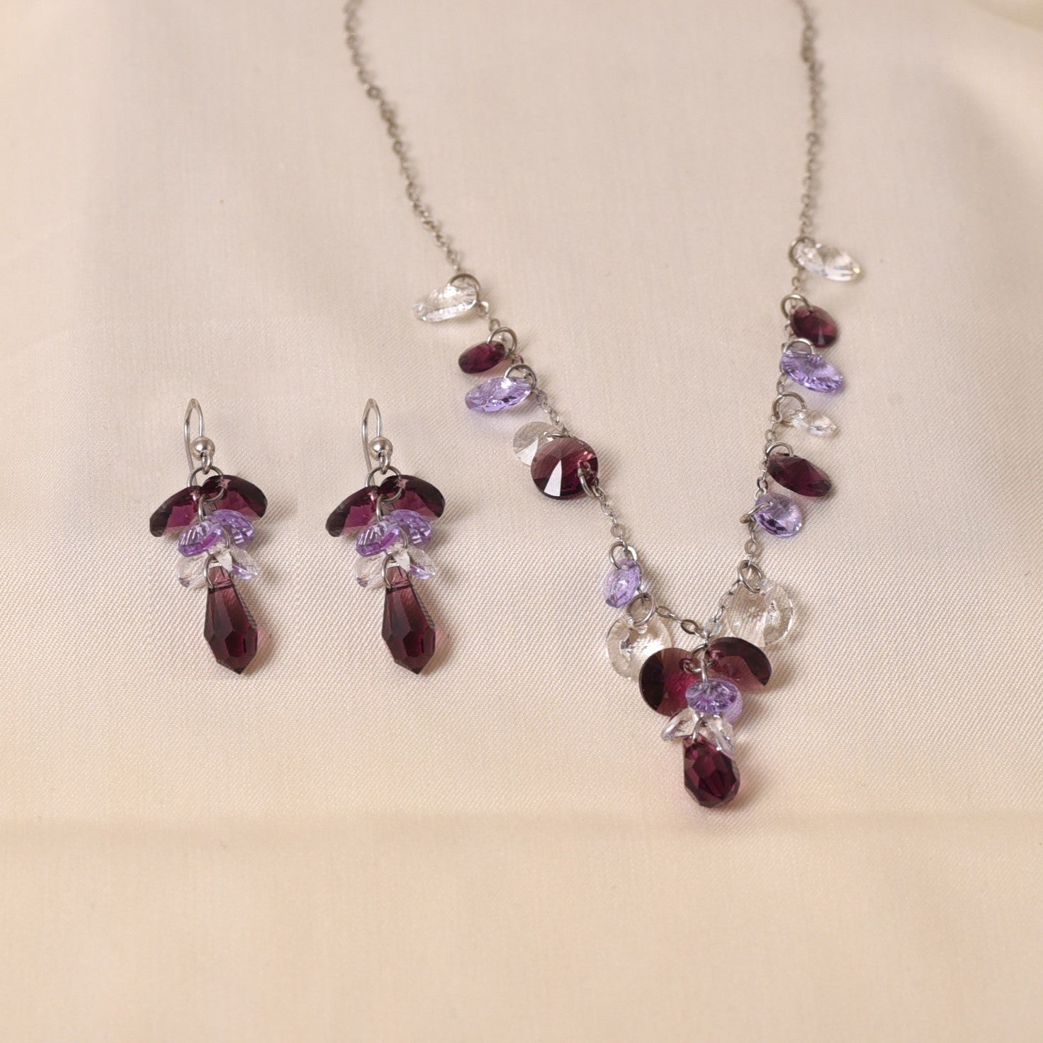 Perri Necklace Set - Purple