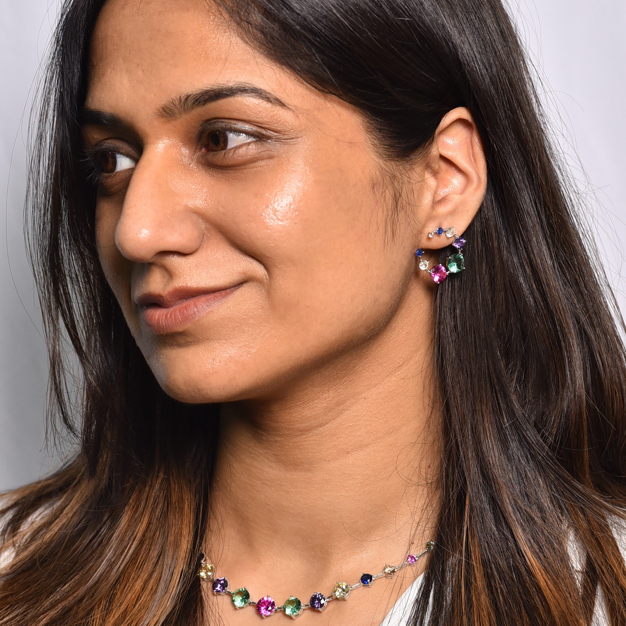 Novak Necklace Set - Colourful