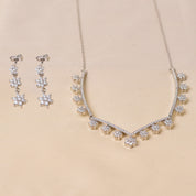 Silver Diana Necklace Set