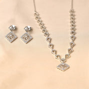 Silver Lihua Necklace Set