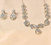  925 Sterling Silver Blue Necklace set for Women - Elyta Jewelry