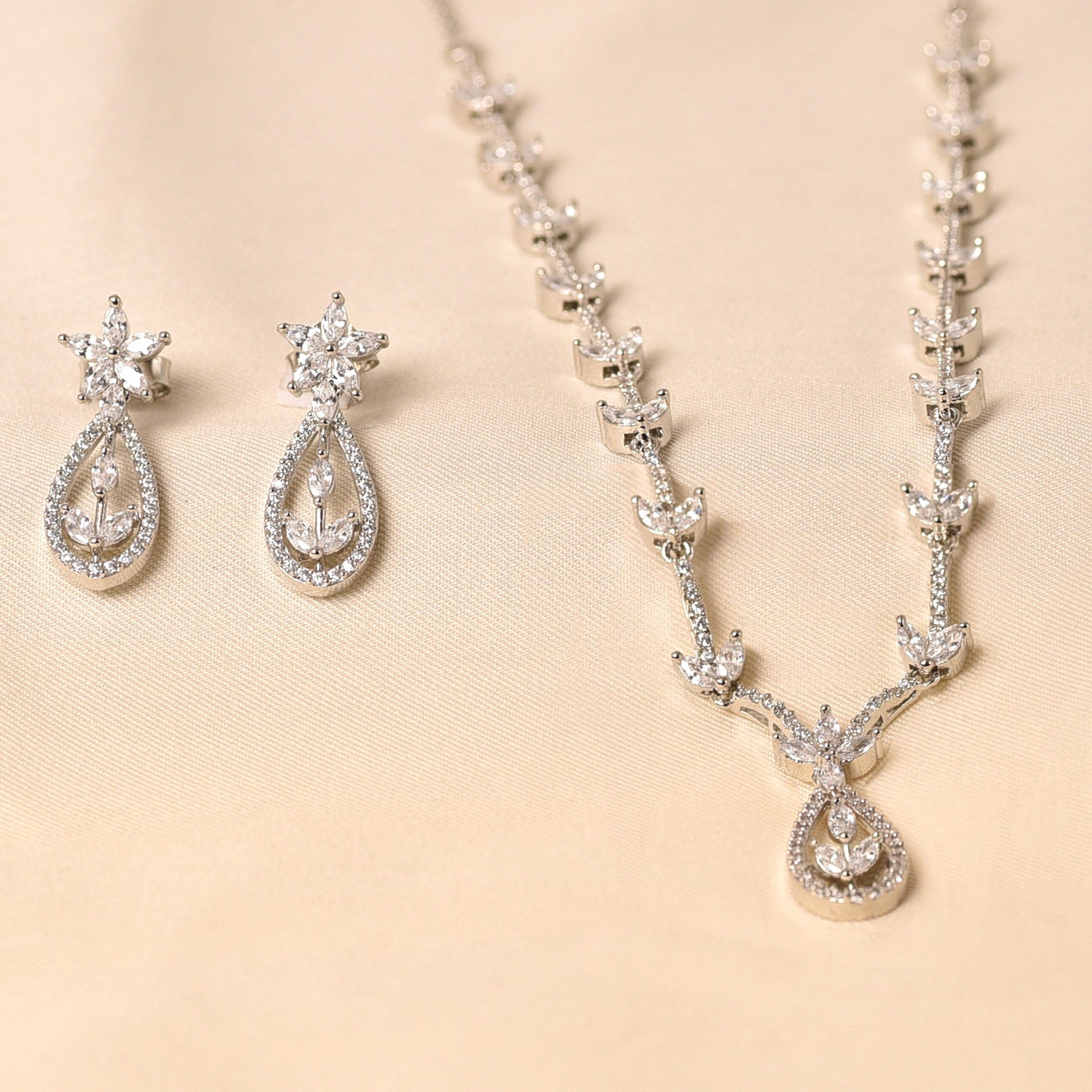 925 Sterling Silver Necklace setfor Women - Elyta Jewelry