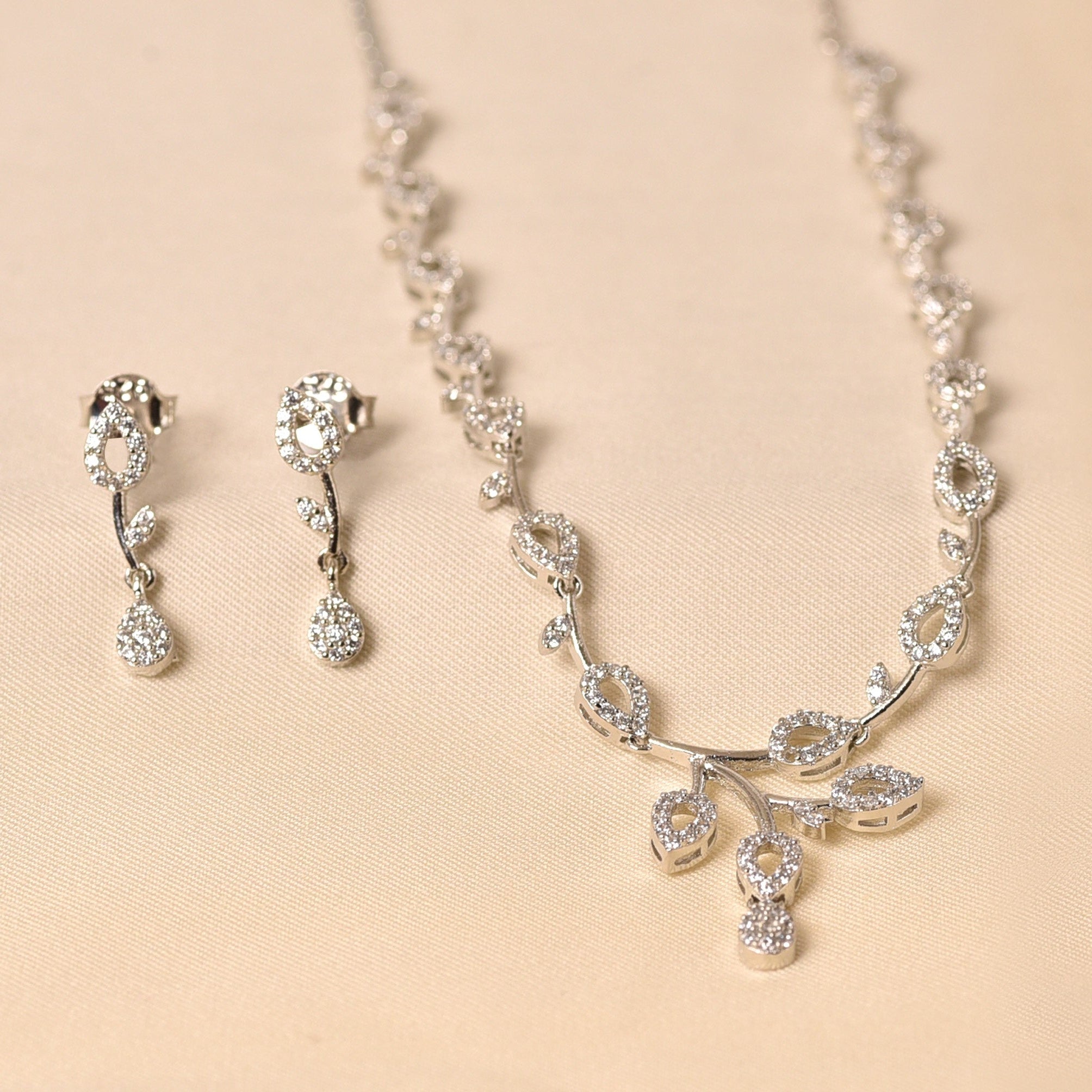 925 Sterling Silver Necklace set for Women - Elyta Jewelry	