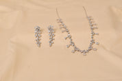 925 Silver Leaflet Necklace Set