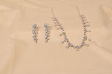 925 Silver Leaflet Necklace Set