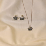 Coronation Pendant Set With Chain