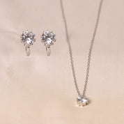 Full Circle Diamond Pendant Set With Chain