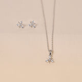 Diamond  Splinter Pendant Set with Chain