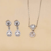 925 Silver Dove Pendant Set with Chain