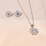 Sunflower Pendant Set Without Chain
