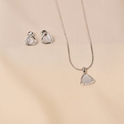 Angular MOP Pendant Set Without Chain