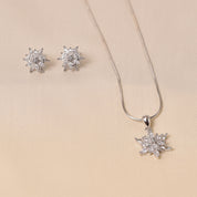 Snowflake Pendant Set Without Chain