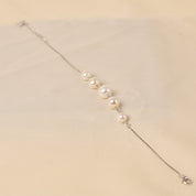 925 Silver Pearl Bracelet  for women - Elyta