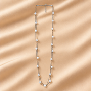 2 Stringed Small pearl necklace