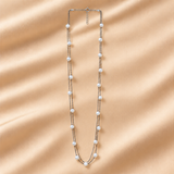 2 Stringed Small pearl necklace