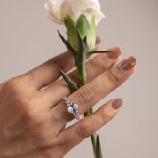 Diamond Dewdrop Ring