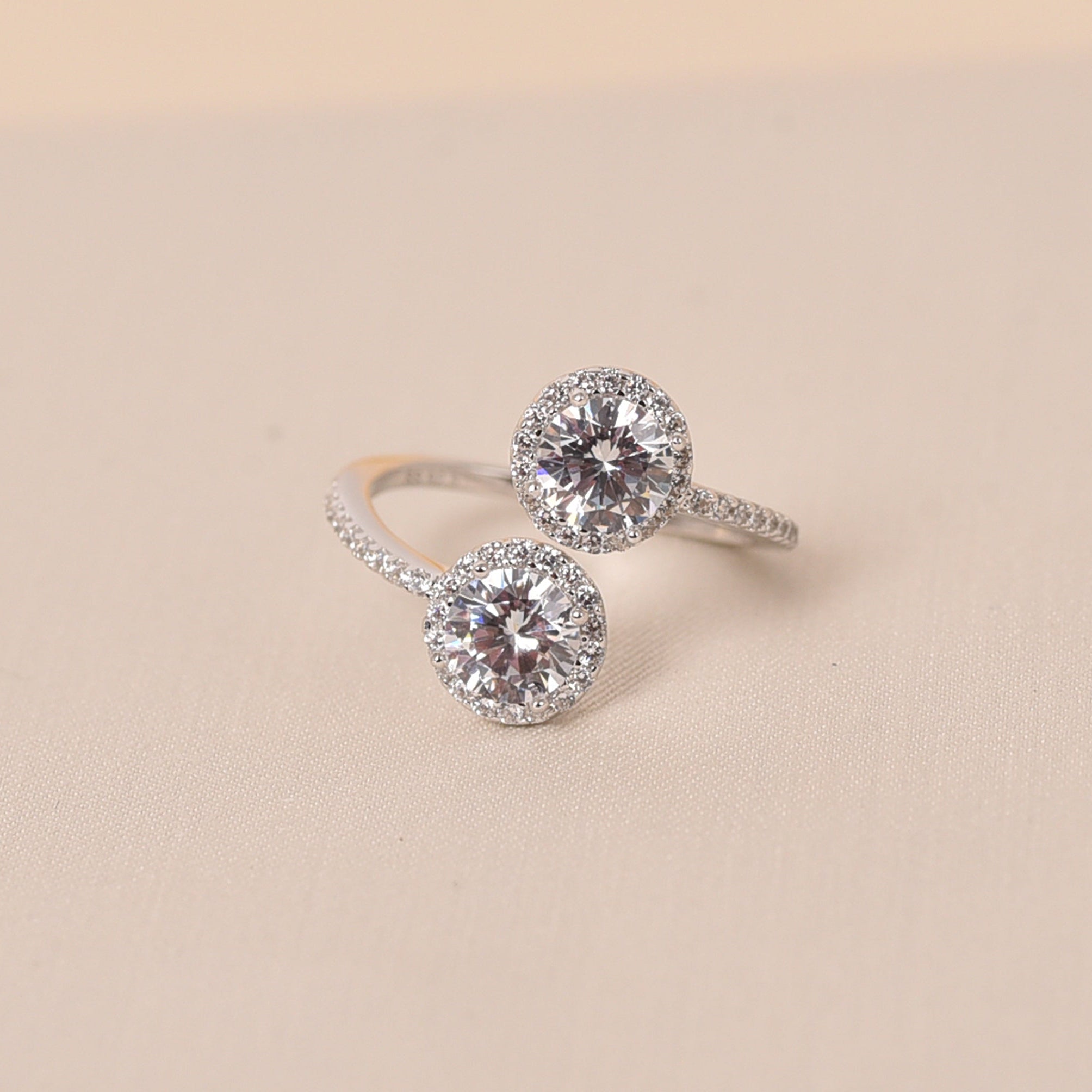 Two Round Diamond Ring