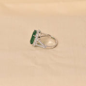 925 Silver Imperial Halo Ring