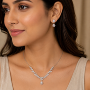 Anti Tarnish Necklace Set in 925 Silver by Elyta