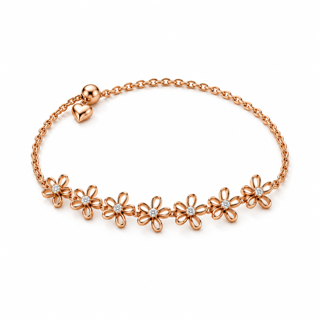 Petite Flowers Tennis Bracelet