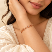 Petite Flowers Tennis Bracelet