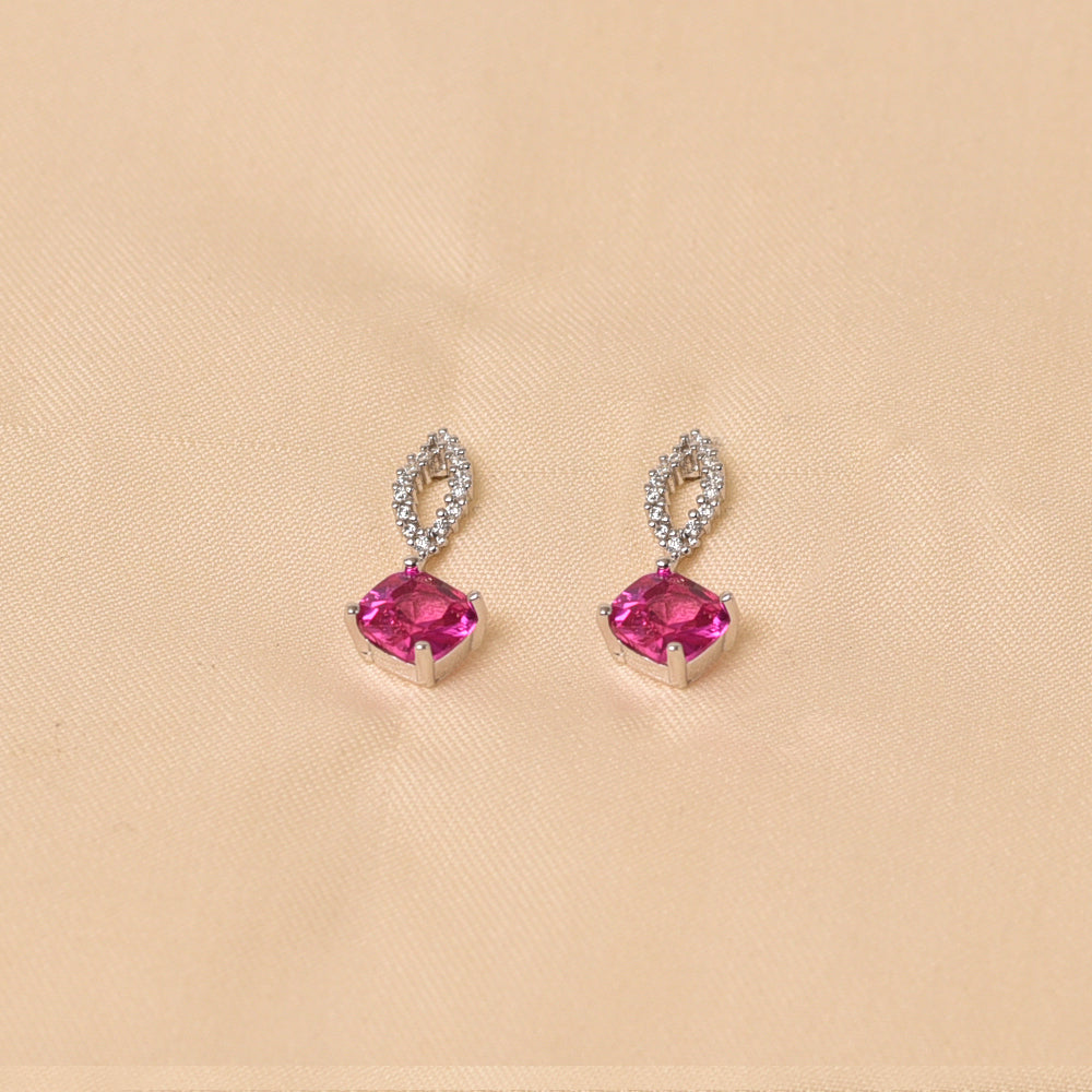 925 Silver Hoop Earrings for girls trendy western style - Elyta