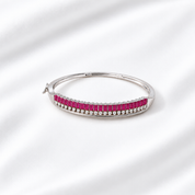 925 Silver Pink Radiance Kada