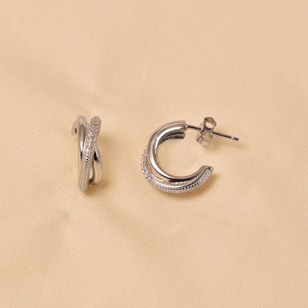 925 Silver Hoops Earrings Gifts for Her - Elyta 