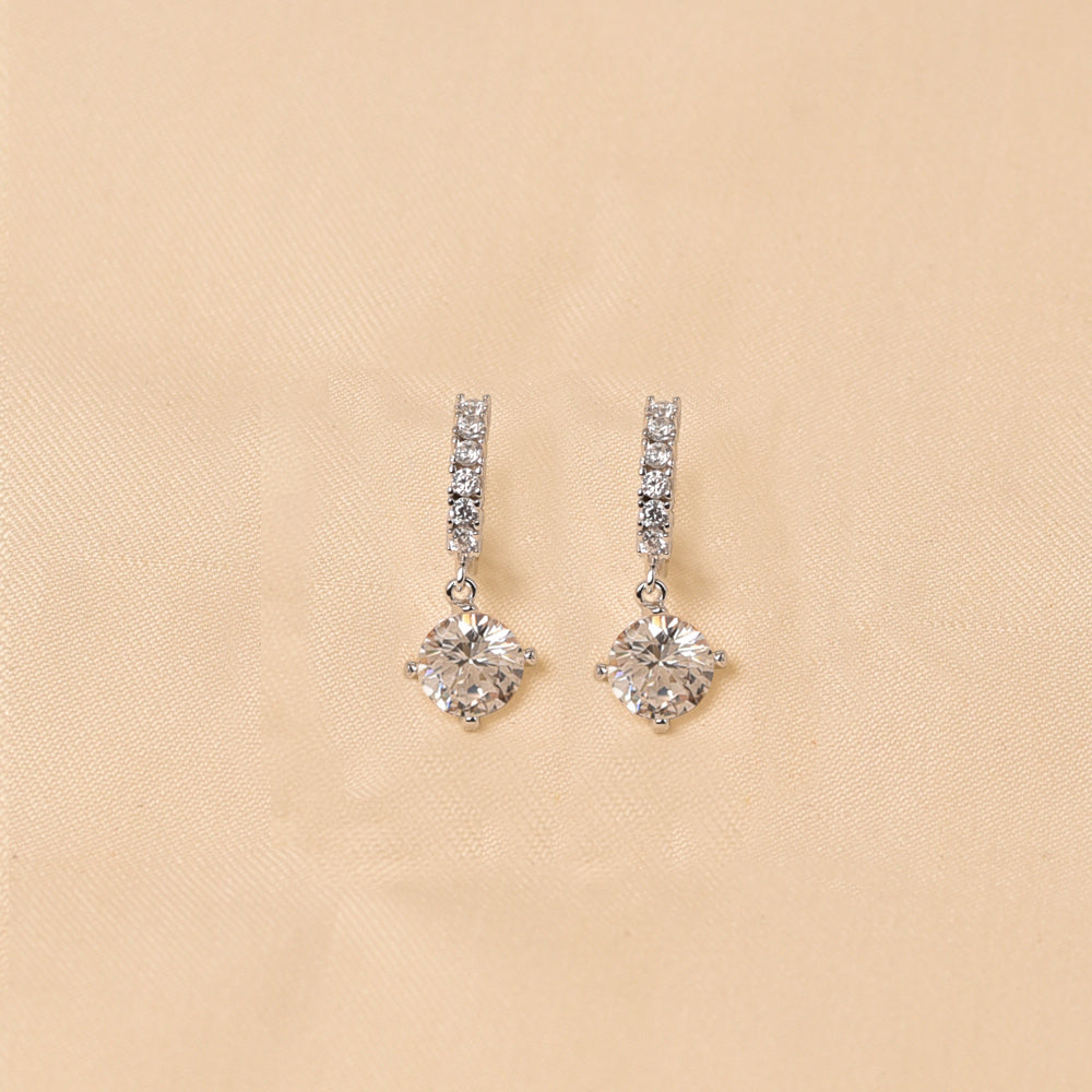 Silver Endless Hoops for women  Earring - Elyta