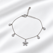 925 Silver  Daisy  Tennis Bracelet
