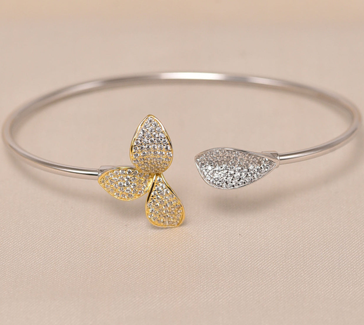 925 Sterling Silver Kada for Modern Traditional Look -Elyta