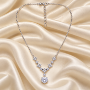 925 Silver Diamond Drop Necklace