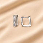 925 Silver Luxe Hoops
