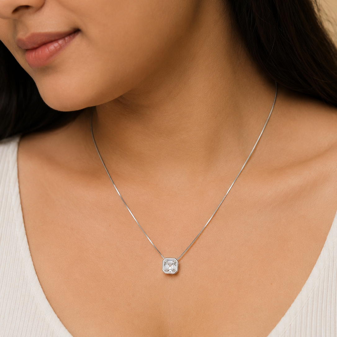 925 Silver Necklace for Girls