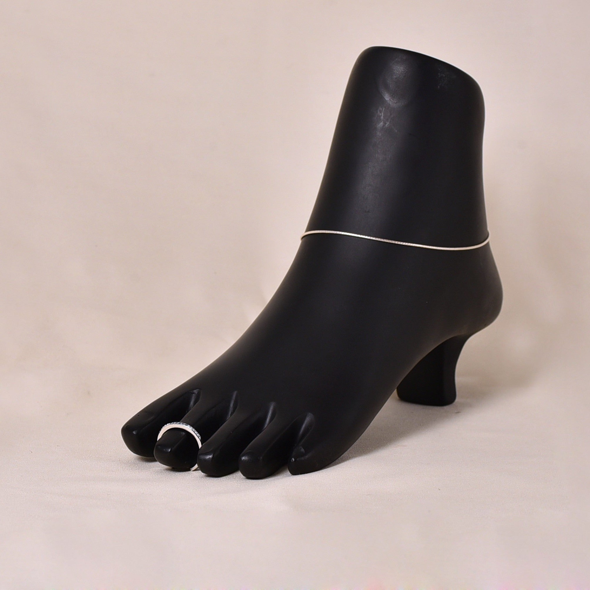 Blue Stone Toe Ring (Pair)