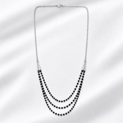 Layer Black Beads Mangalsutra