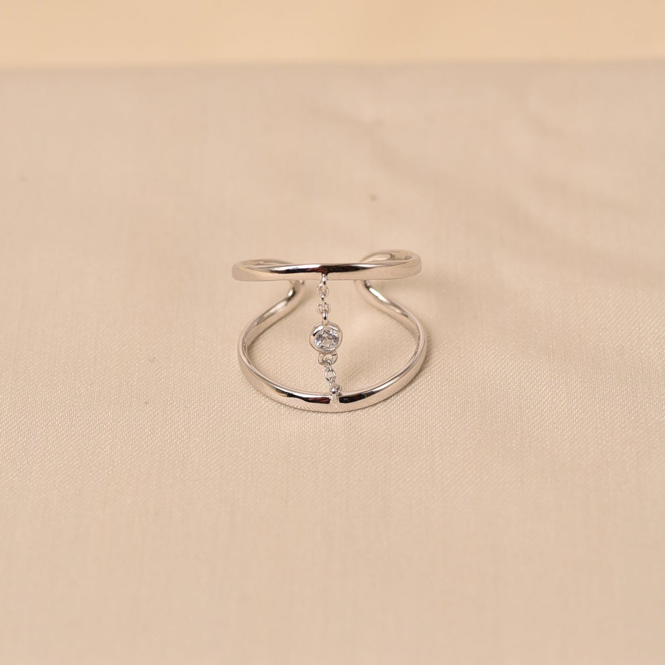 Diamond Like stone Ring for women by Elyta