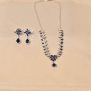 Hypoallergenic Necklace Set in Blue by Elyta
