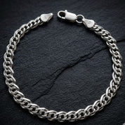 Silver Aaryan  Heavy Mens Bracelet