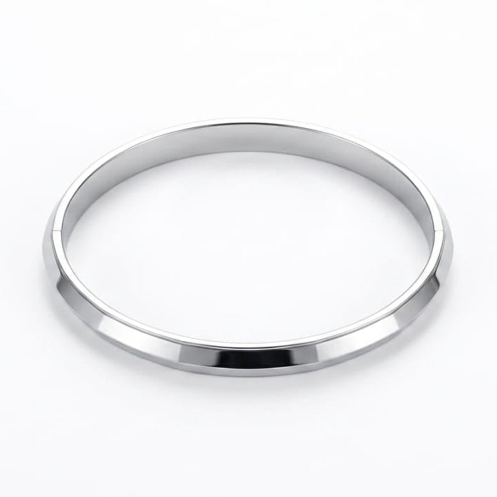 Silver Punjabi Men's Kada - 2'7