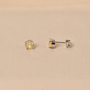 Yellow stud earring for women by elyta