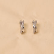 925 Silver Diamond Studded Earring for western outfits - Elyta