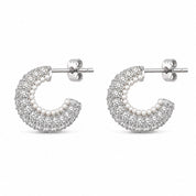 Hoopla Earrings- Silver